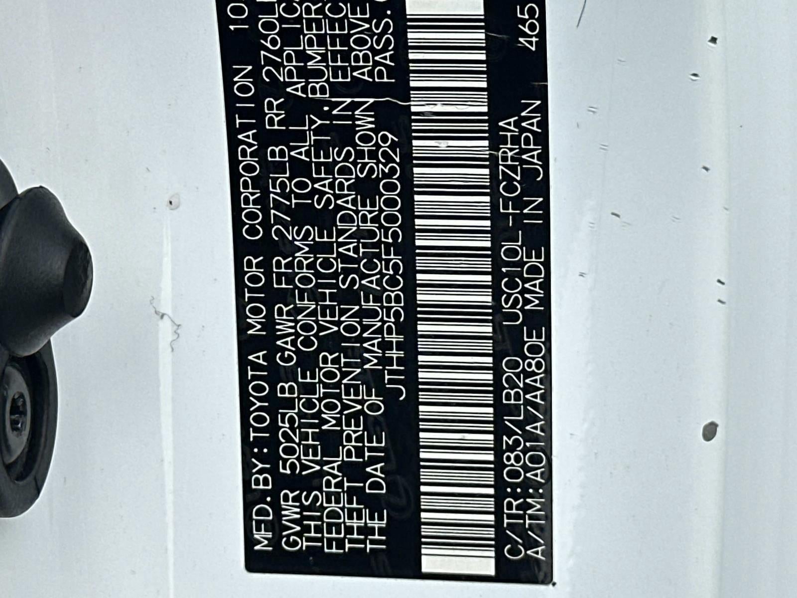 2015 Lexus Rc F Base
