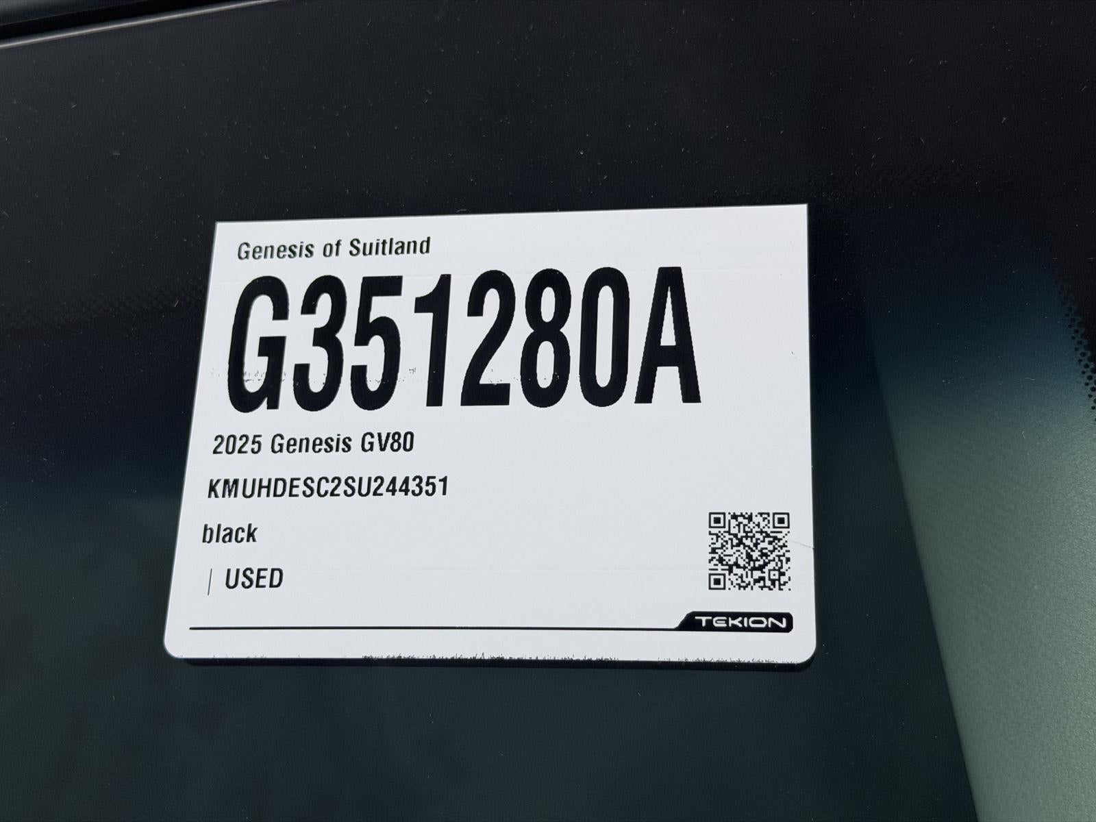 2025 Genesis GV80 3.5T Advanced