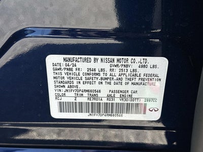 2024 INFINITI Q50 Red Sport 400