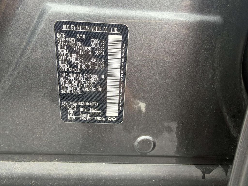 2018 INFINITI QX80 Base
