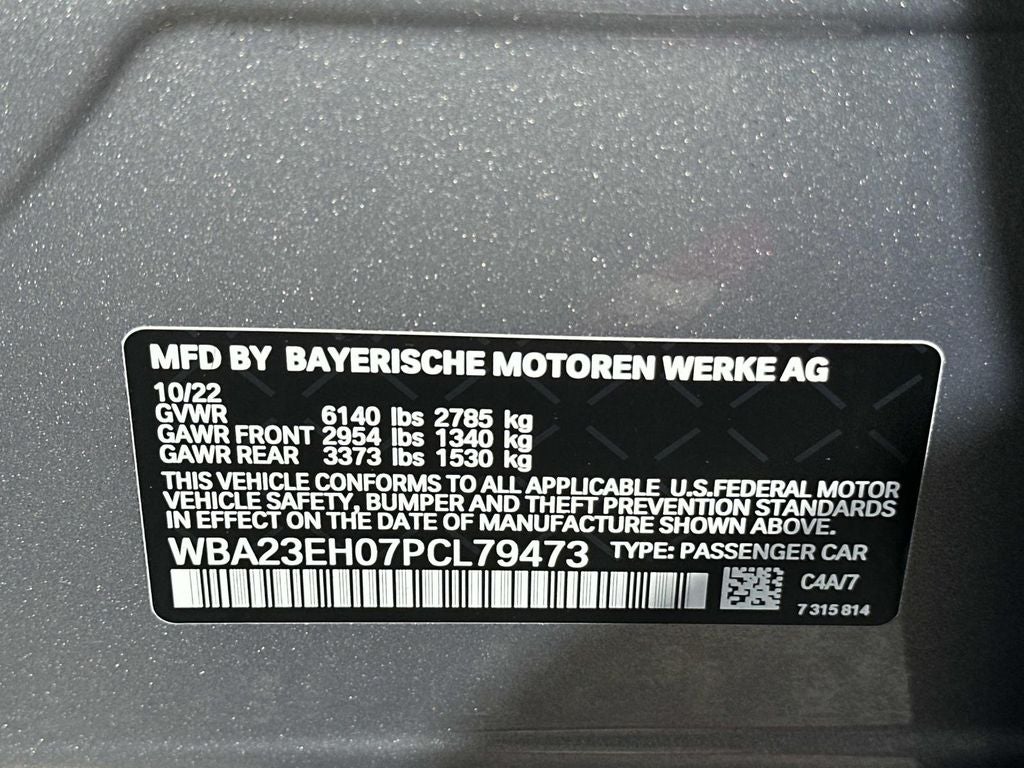 2023 BMW 7 Series 740i