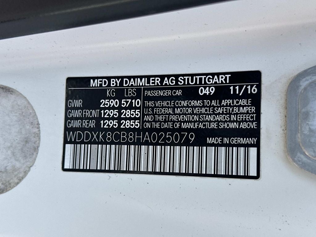 2017 Mercedes-Benz S-Class S 550