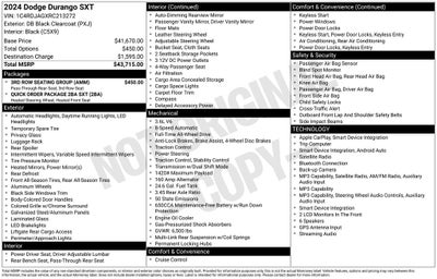 2024 Dodge Durango SXT