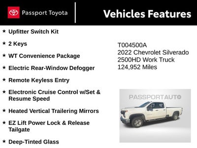 2022 Chevrolet Silverado 2500HD Work Truck