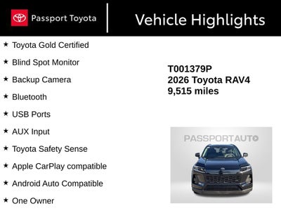 2026 Toyota RAV4 LE