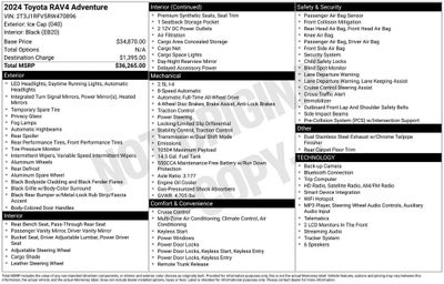 2024 Toyota RAV4 Adventure