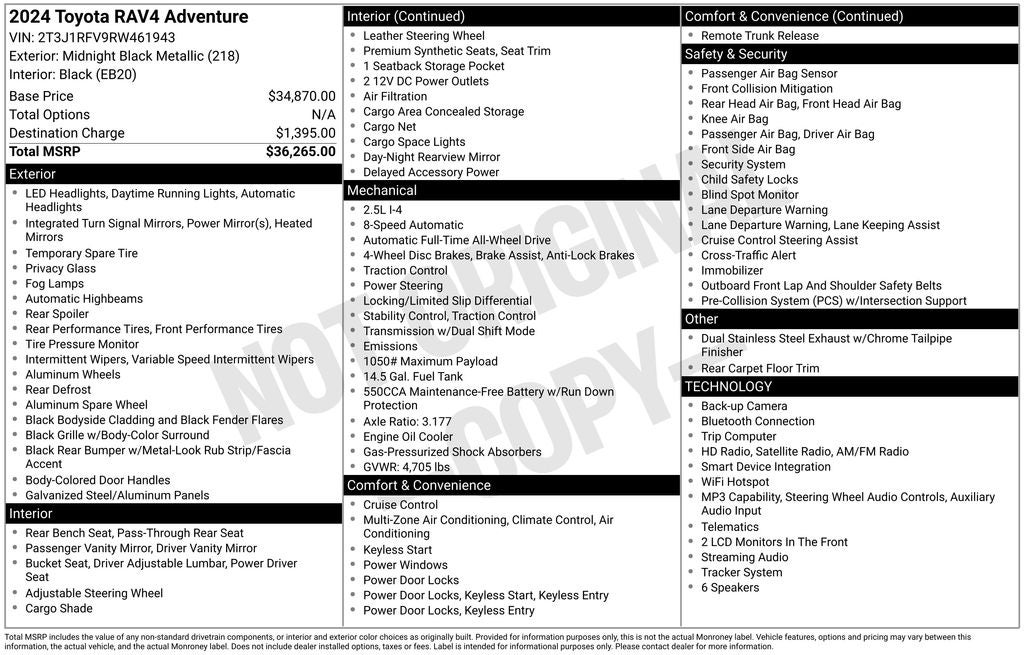 2024 Toyota RAV4 Adventure