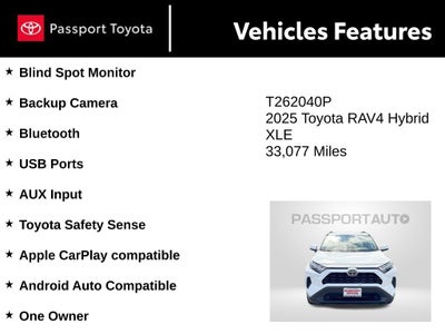 2025 Toyota RAV4 Hybrid XLE