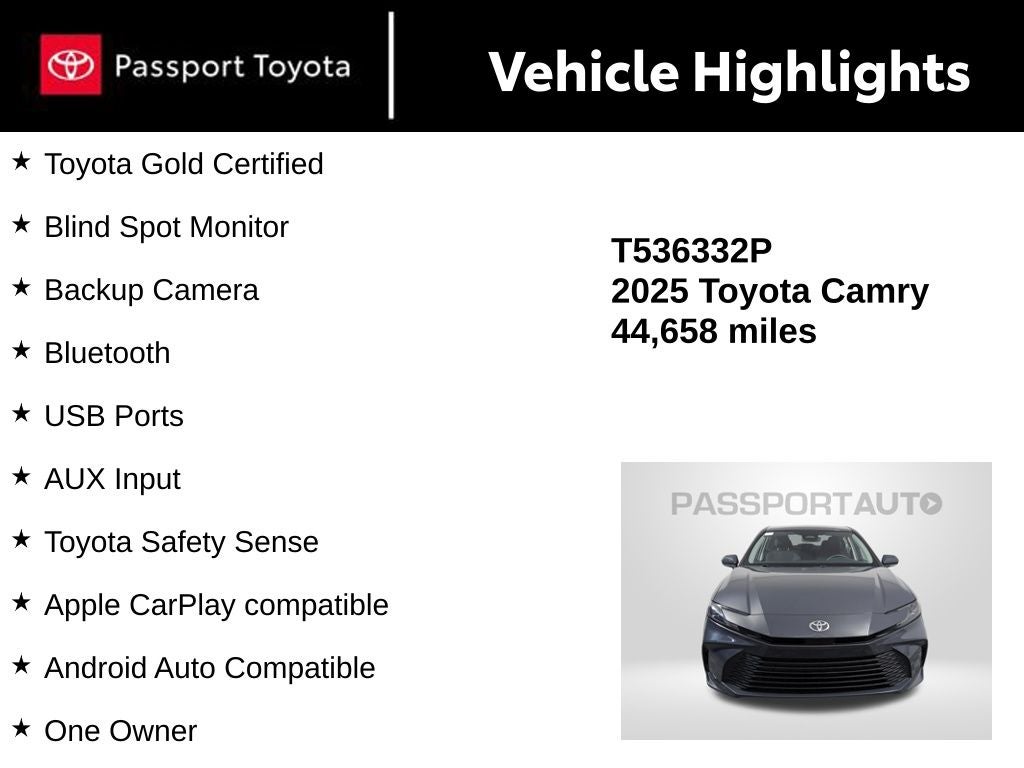2025 Toyota Camry LE