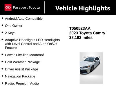 2023 Toyota Camry Hybrid XLE