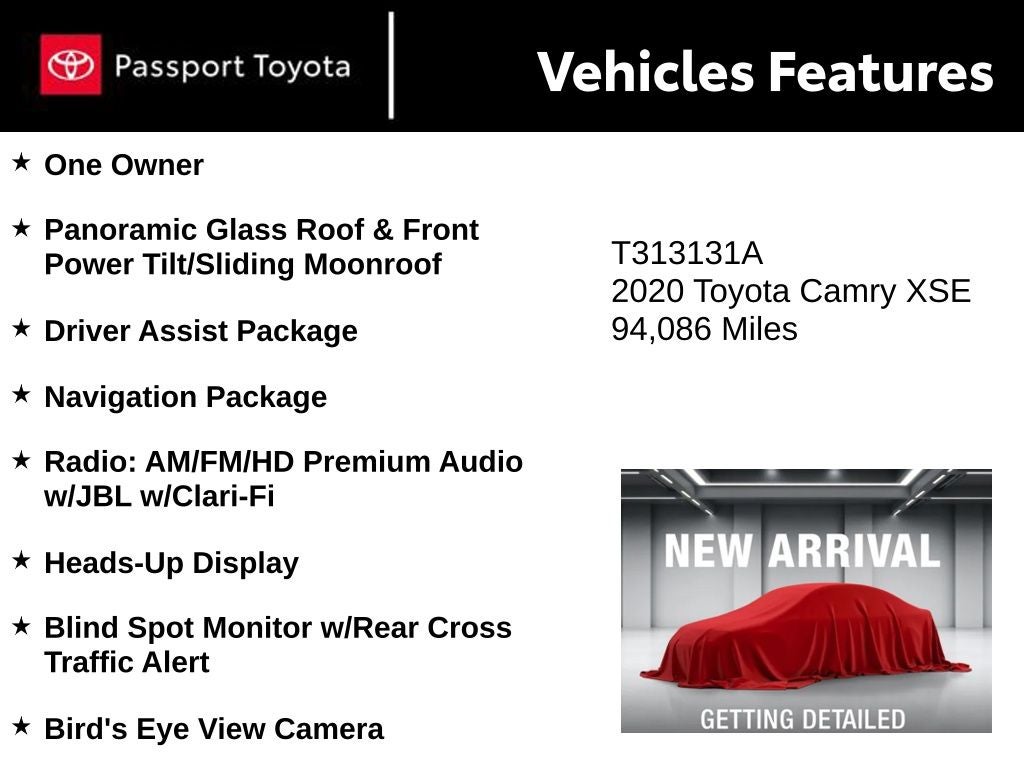 2020 Toyota Camry XSE