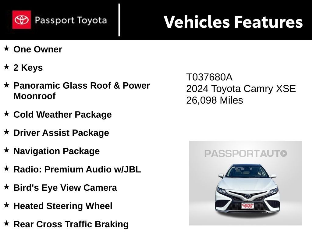 2024 Toyota Camry XSE V6