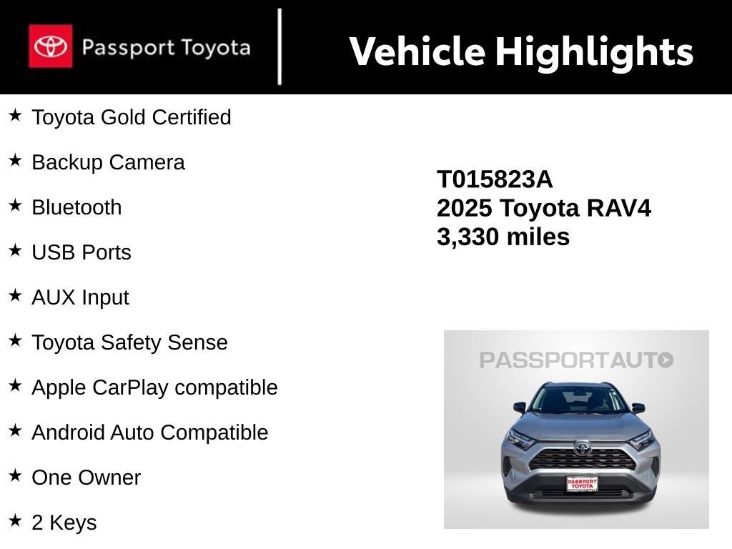 2025 Toyota RAV4 Hybrid LE