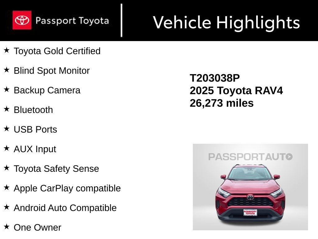 2025 Toyota RAV4 Hybrid XLE