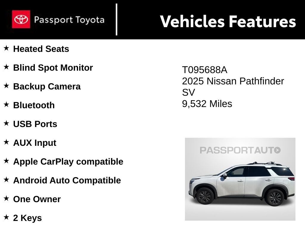 2025 Nissan Pathfinder SV