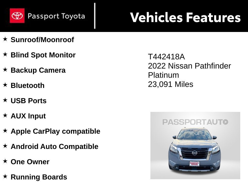 2022 Nissan Pathfinder Platinum