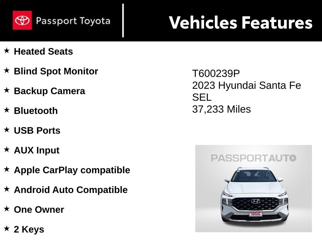 2023 Hyundai Santa Fe SEL