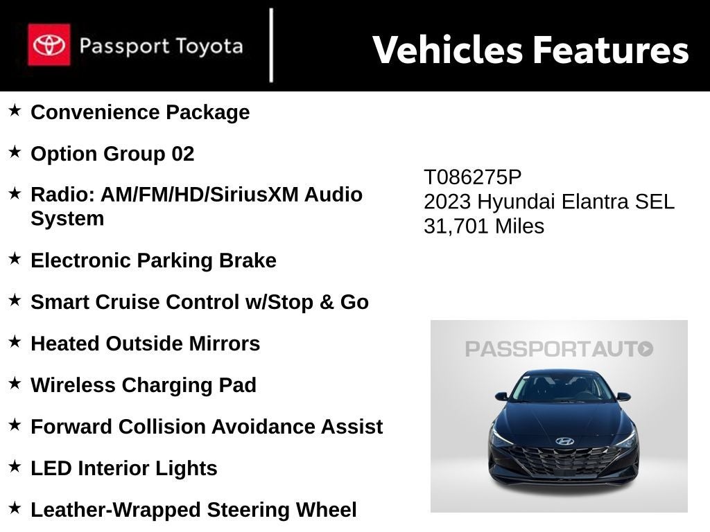 2023 Hyundai Elantra SEL