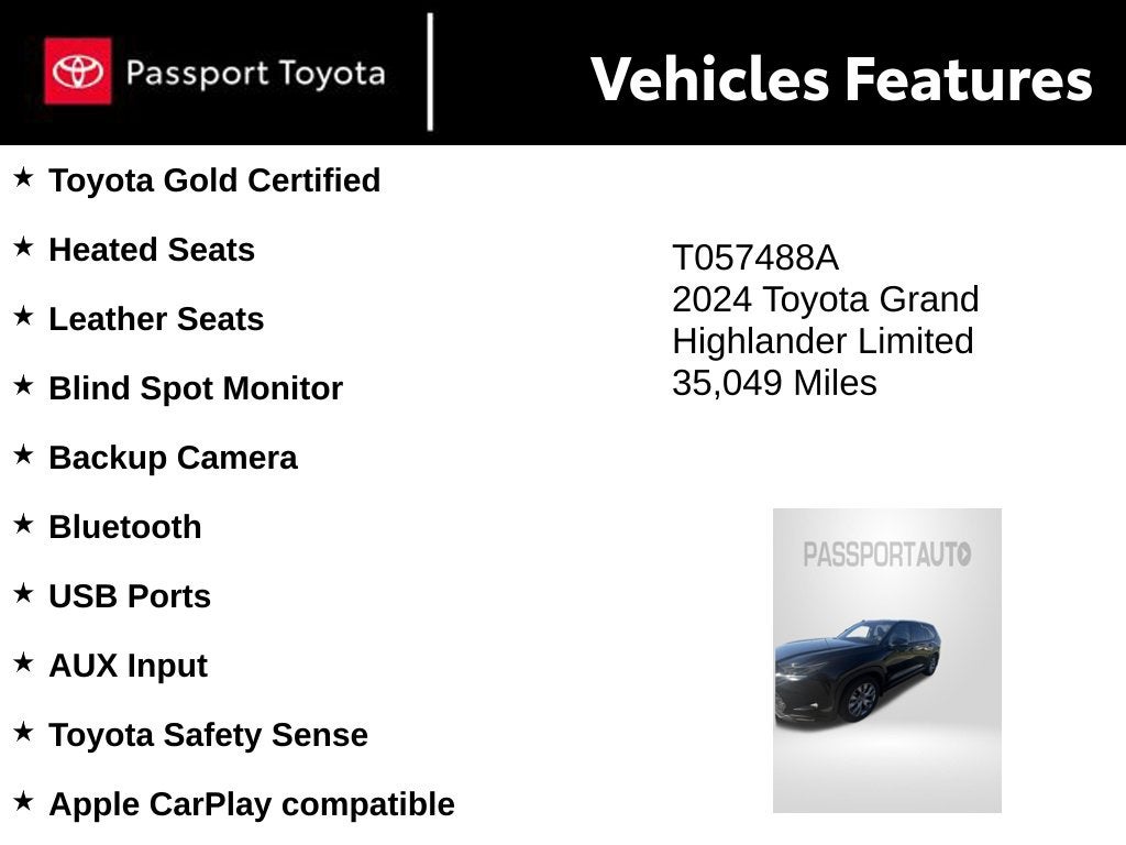 2024 Toyota Grand Highlander Limited