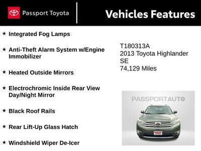 2013 Toyota Highlander SE