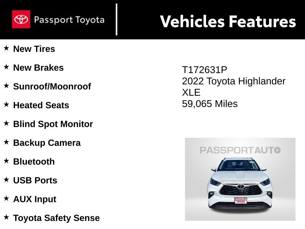 2022 Toyota Highlander XLE