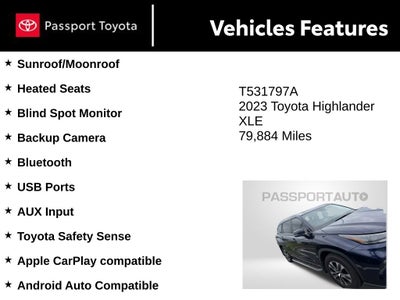 2023 Toyota Highlander XLE