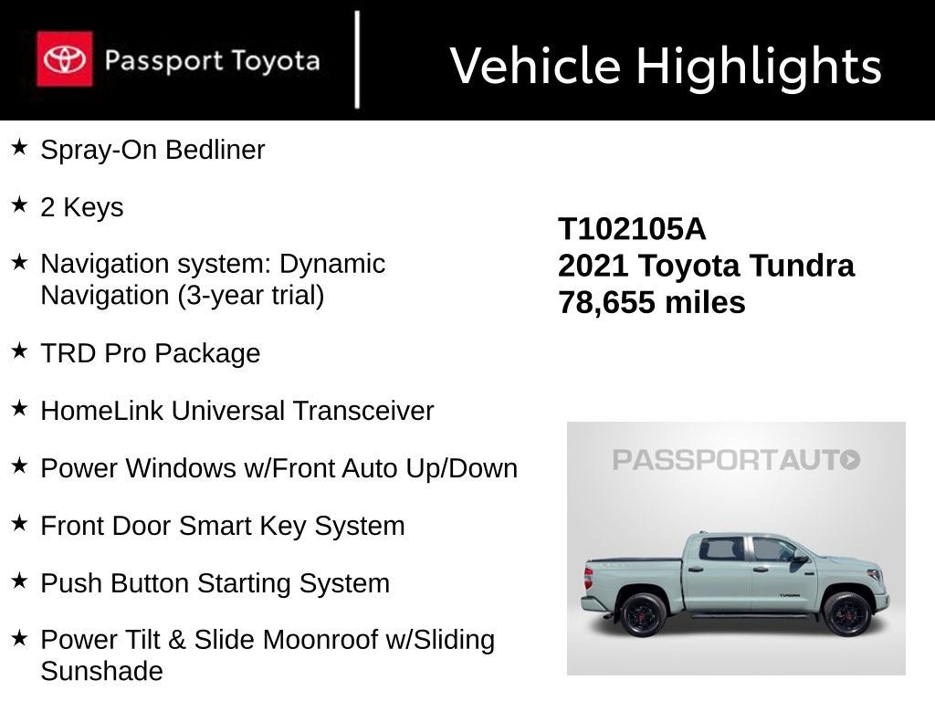 2021 Toyota Tundra TRD Pro