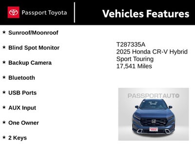 2025 Honda CR-V Hybrid Sport Touring
