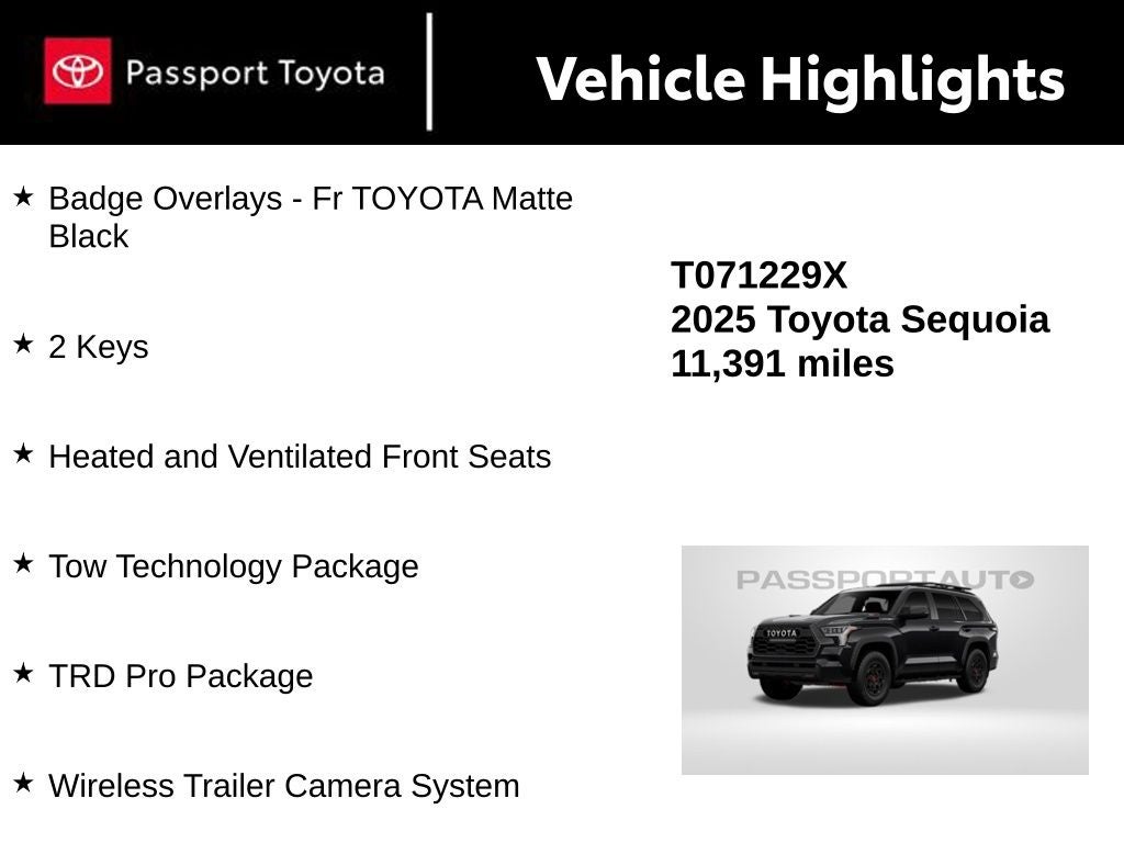2025 Toyota Sequoia TRD Pro