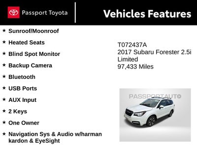 2017 Subaru Forester 2.5i Limited