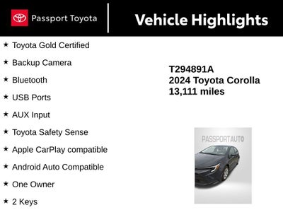 2024 Toyota Corolla Hybrid LE