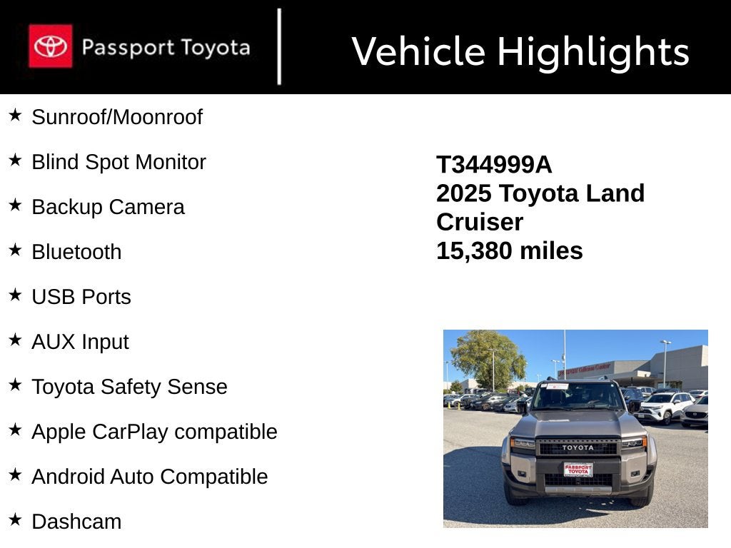 2025 Toyota Land Cruiser 4WD