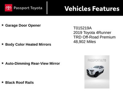 2019 Toyota 4Runner TRD Off-Road Premium