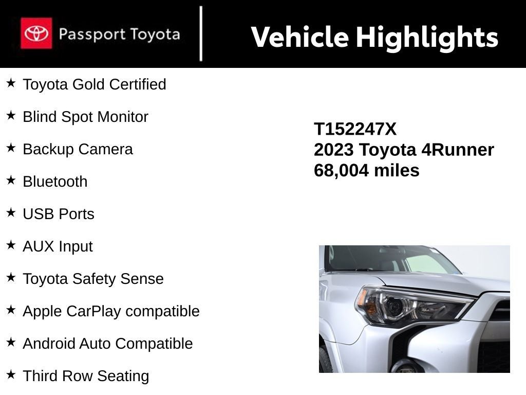2023 Toyota 4Runner SR5