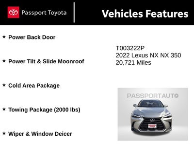 2022 Lexus NX 350 Base
