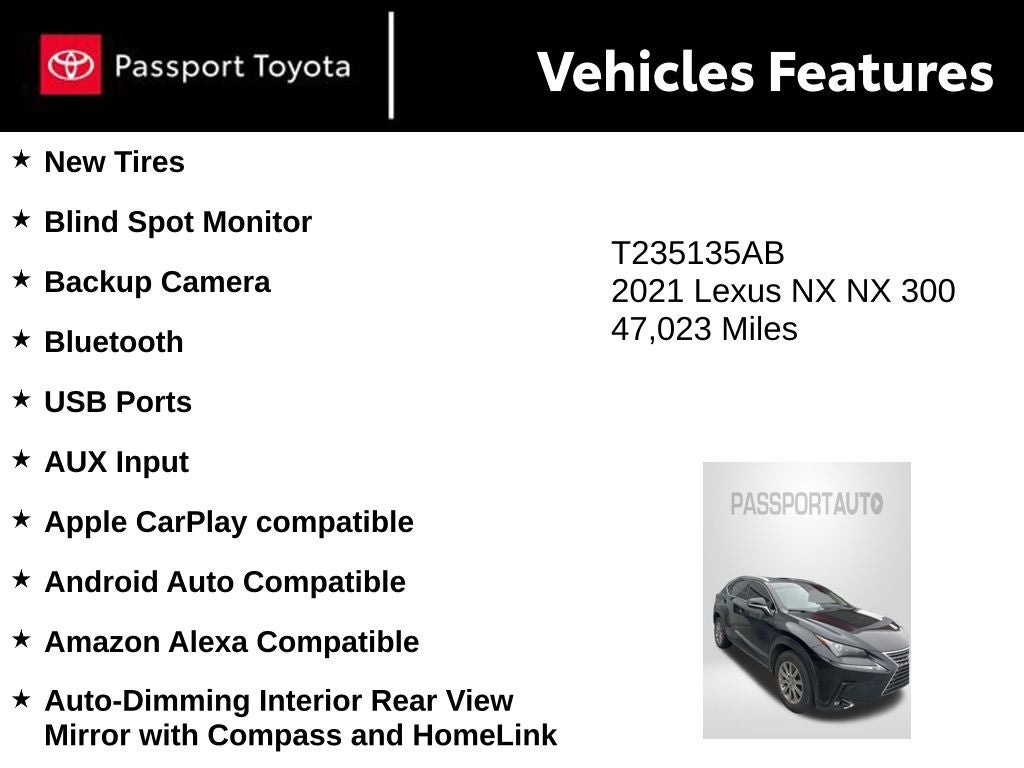2021 Lexus NX 300 Base
