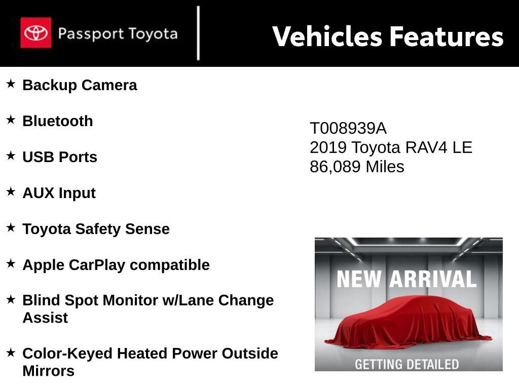 2019 Toyota RAV4 LE