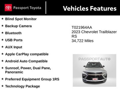 2023 Chevrolet TrailBlazer RS