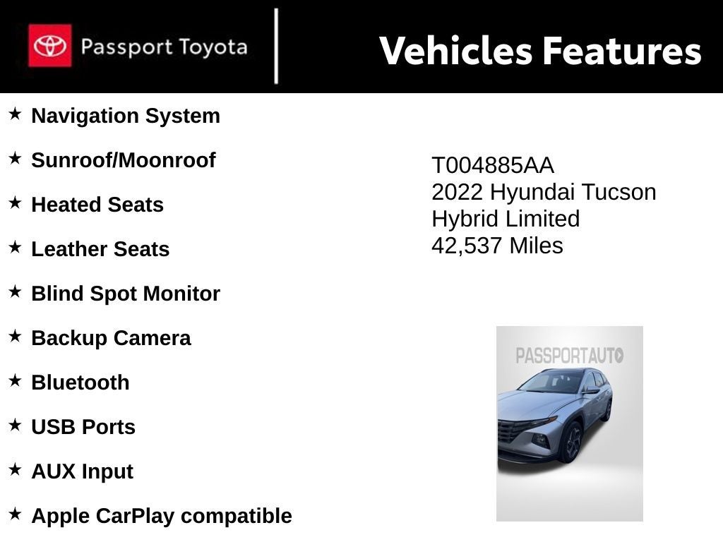 2022 Hyundai Tucson Hybrid Limited