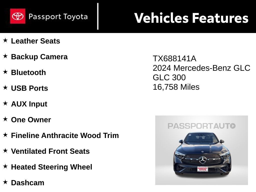 2024 Mercedes-Benz GLC GLC 300 Coupe 4MATIC®